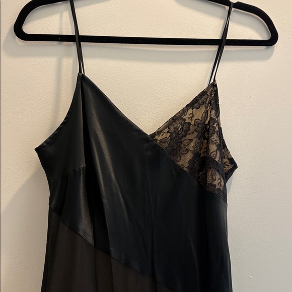 EXPRESS vintage silk bias cut slip dress with lace trim XS/S - Picture 6 of 12